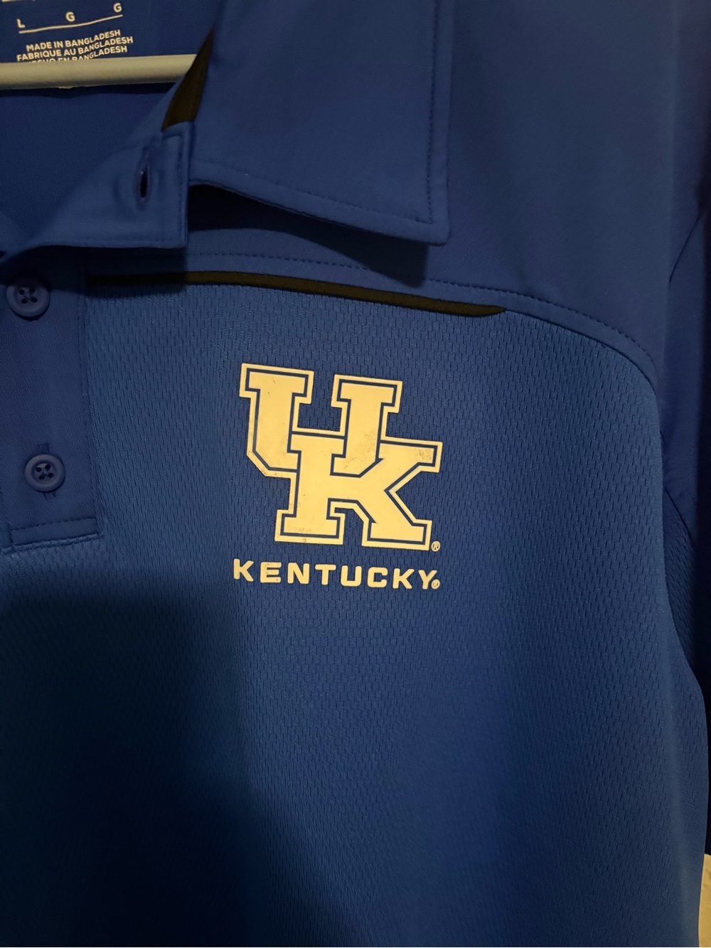 Kentucky Blue Men's Performance Polo - Picture 3 of 5